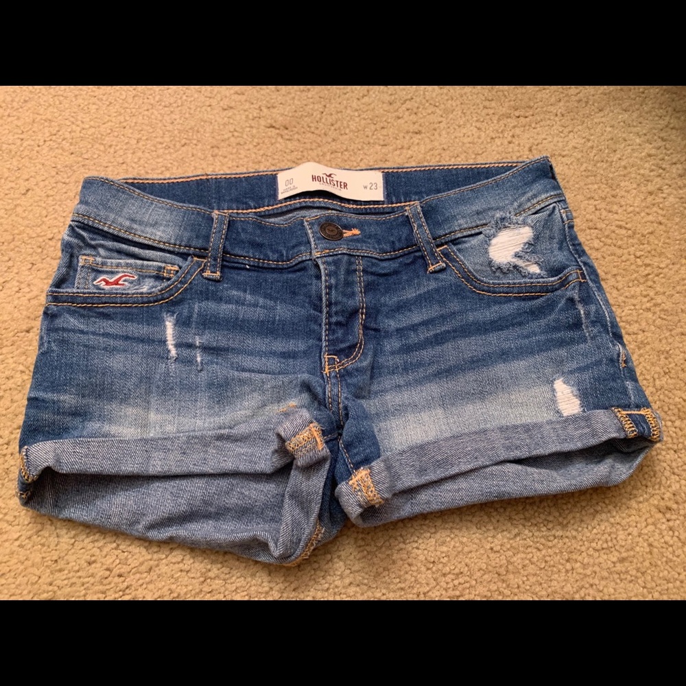 Medium Wash Jean Shorts